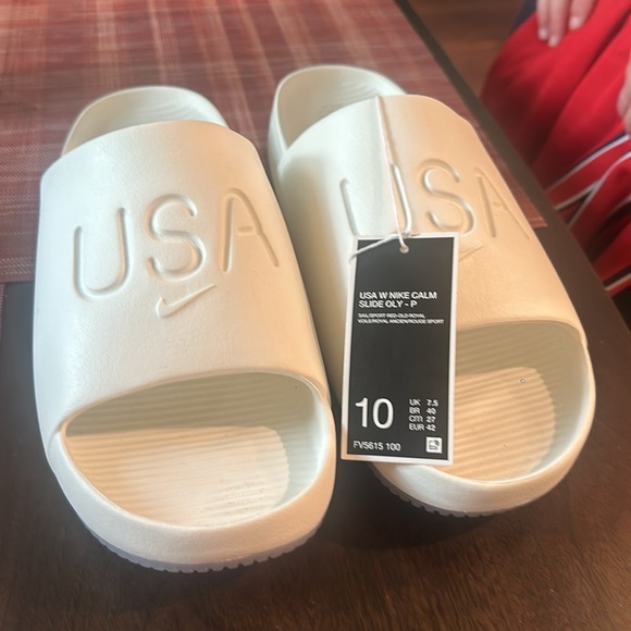 NWT Nike Calm TEAM USA Slides - Picture 4 of 5